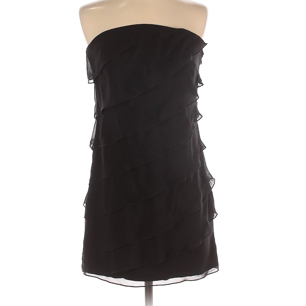 White House Black Market Black Strapless Dress